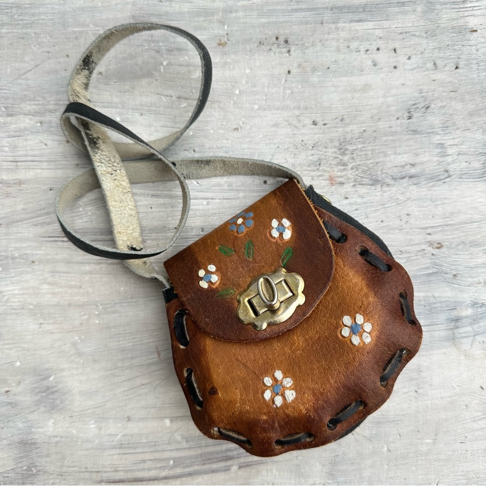 Mini Hand Tooled Purse